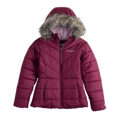 Girls 4-16 Columbia Katelyn Crest Hooded Jacket -Active & Workout Clothes Store 2082851 Marionberry