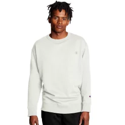 Men's Champion® Fleece Powerblend Sweatshirt -Active & Workout Clothes Store 2874625 Natural