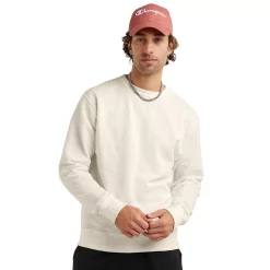 Men's Champion® Fleece Powerblend Sweatshirt -Active & Workout Clothes Store 2874625 Oatmeal Heather
