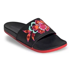 Adidas adilette Cloudfoam Women's Slide Sandals -Active & Workout Clothes Store 2891253 Black Vivid Red
