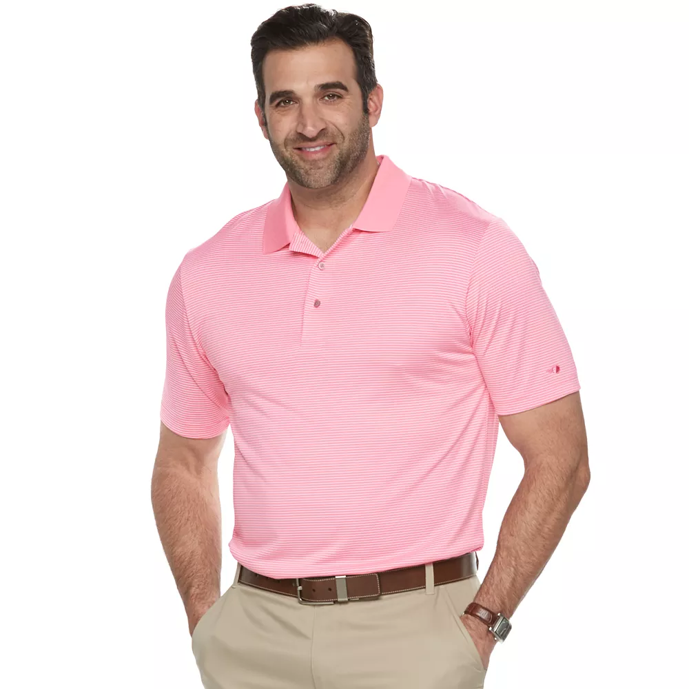 Big & Tall Grand Slam Off Course Regular-Fit Striped Performance Golf Polo 18 Big & Tall Grand Slam Off Course Regular-Fit Striped Performance Golf Polo - Image 16