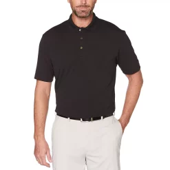 Big & Tall Grand Slam Off Course DriFlow Textured Golf Polo -Active & Workout Clothes Store 3264851 Caviar