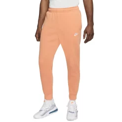 Men's Nike Sportswear Club Fleece Joggers -Active & Workout Clothes Store 3583242 Orange Trance