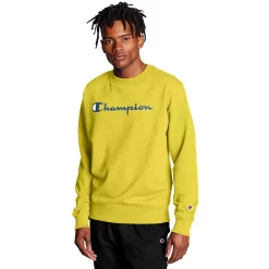 Men's Champion® Powerblend Fleece Sweatshirt -Active & Workout Clothes Store 3614978 Butterscotch Bliss