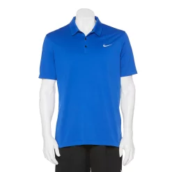 Men's Nike Polo -Active & Workout Clothes Store 3820449 Game Royal White