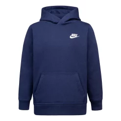 Boys 4-7 Nike Club Fleece Pullover Hoodie -Active & Workout Clothes Store 3854119 Navy