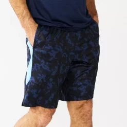 Men's Tek Gear® Printed Dry Tek Short -Active & Workout Clothes Store 3929464 Navy Camo