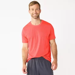 Men's Tek Gear® Dry Tek Tee -Active & Workout Clothes Store 3932637 Melon Flare