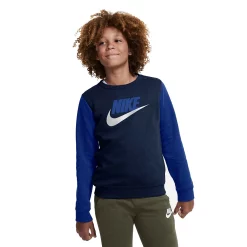 Boys 8-20 Nike Fleece Sweatshirt -Active & Workout Clothes Store 4232592 Midnight Navy Royal