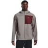 Men's Under Armour ColdGear® Infrared Shield Full-Zip Hoodie -Active & Workout Clothes Store 4236080 Pewter
