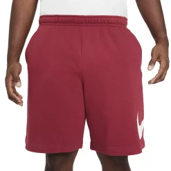 Big & Tall Nike Club Fleece Shorts -Active & Workout Clothes Store 4241871 Pomegranate