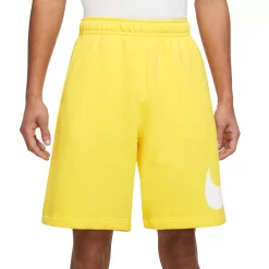 Big & Tall Nike Club Fleece Shorts -Active & Workout Clothes Store 4241871 Yellow Strike