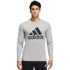 Men's adidas Badge of Sports Graphic Tee -Active & Workout Clothes Store 4244204 Medium Gray Black