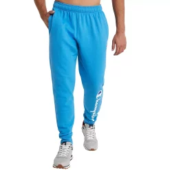 Men's Champion® Powerblend Graphic Fleece Joggers 11 Men's Champion® Powerblend Graphic Fleece Joggers -Active & Workout Clothes Store 4266361 Blue Jay