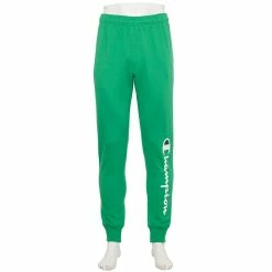 Men's Champion® Powerblend Graphic Fleece Joggers 12 Men's Champion® Powerblend Graphic Fleece Joggers -Active & Workout Clothes Store 4266361 Green Vine