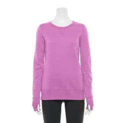 Women's Tek Gear® Ultrasoft Fleece Crewneck Sweatshirt -Active & Workout Clothes Store 4302798 Lavender Maypop
