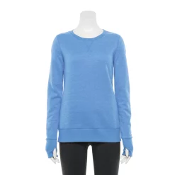 Women's Tek Gear® Ultrasoft Fleece Crewneck Sweatshirt -Active & Workout Clothes Store 4302798 New Periwinkle