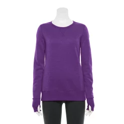 Women's Tek Gear® Ultrasoft Fleece Crewneck Sweatshirt -Active & Workout Clothes Store 4302798 Orchid Gazebo