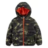 Toddler Boy Nike H2O-Dri Quilted Camouflaged Hooded Puffer Midweight Jacket -Active & Workout Clothes Store 4341609