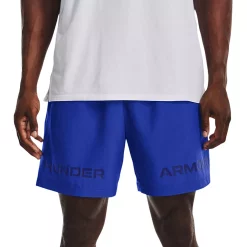 Men's Under Armour Graphic Wordmark Woven Shorts -Active & Workout Clothes Store 4468887 Versa Blue