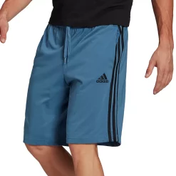 Men's adidas 3-Stripe Jersey Shorts -Active & Workout Clothes Store 4485657 Altered Blue Black