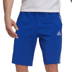 Men's adidas 3-Stripe Jersey Shorts -Active & Workout Clothes Store 4485657 Team Royal Blue White