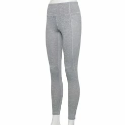 Women's Tek Gear® High-Waisted Pocket Leggings -Active & Workout Clothes Store 4490797 Gray Heather