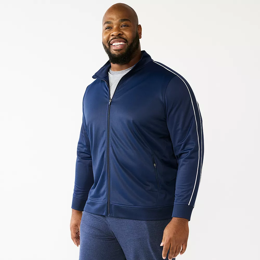 Big & Tall Tek Gear® Tricot Full-Zip Jacket 4 Big & Tall Tek Gear® Tricot Full-Zip Jacket - Image 2