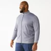 Big & Tall Tek Gear® Tricot Full-Zip Jacket -Active & Workout Clothes Store 4645998 Smokey Slate Blue