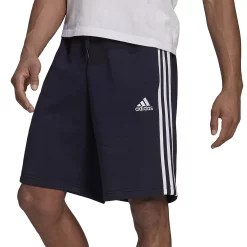 Big & Tall adidas 3-Stripe Fleece Shorts -Active & Workout Clothes Store 4650226 Legend Ink