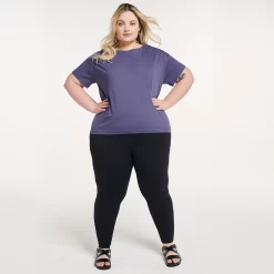 Plus Size FLX Harmony Front Seam Tee -Active & Workout Clothes Store 4655889 ALT2