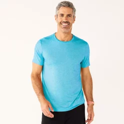 Men's Tek Gear® Core Dry Tek Tee -Active & Workout Clothes Store 4671350 Aussie Blue Aqua
