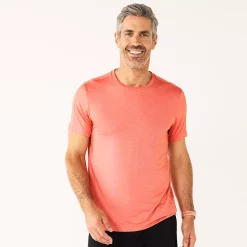 Men's Tek Gear® Core Dry Tek Tee -Active & Workout Clothes Store 4671350 Melon Peach Flare