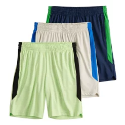 Men's Tek Gear® 3-Pack Dry Tek Shorts 10 Men's Tek Gear® 3-Pack Dry Tek Shorts -Active & Workout Clothes Store 4840108 Green Navy Sahara Wind