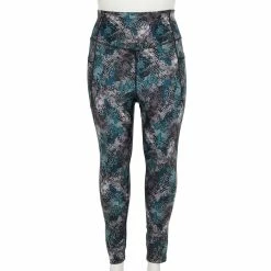 Plus Size Spalding Pace Performance High-Waisted Leggings -Active & Workout Clothes Store 4844517 Serpentine