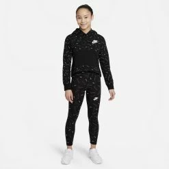 Girls 7-16 Nike Printed Fleece Hoodie -Active & Workout Clothes Store 4878466 ALT2