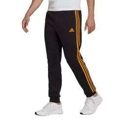 Men's adidas Essentials Fleece Jogger -Active & Workout Clothes Store 4882606 Black Semi Solar Gold