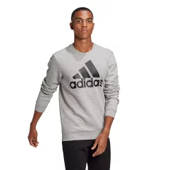 Men's adidas Badge of Sport Fleece Sweatshirt -Active & Workout Clothes Store 4883074 ALT4