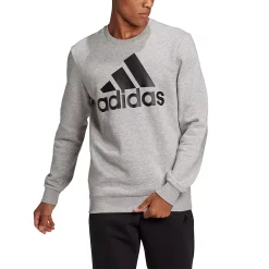 Men's adidas Badge of Sport Fleece Sweatshirt -Active & Workout Clothes Store 4883074 ALT5