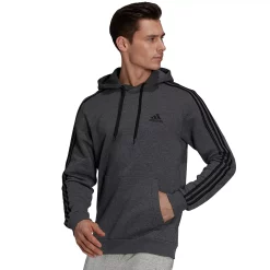 Men's adidas Essential Pullover Hoodie -Active & Workout Clothes Store 4884595 Dark Gray Black
