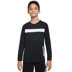 Boys 8-20 Nike GFX Ready Training Top -Active & Workout Clothes Store 4894577 Black Black White