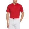 Big & Tall Grand Slam Regular-Fit Baseball-Collar Polo -Active & Workout Clothes Store 4898358 Tango Red