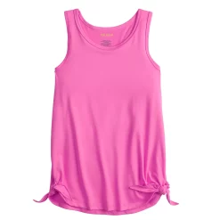 Girls 7-16 Tek Gear® Side Knot Fashion Tank Top in Regular & Plus Size -Active & Workout Clothes Store 4926558 Berry Sparkle