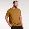 Big & Tall FLX Axis Tee -Active & Workout Clothes Store 4935304 Canyon Brown