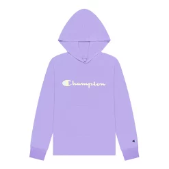 Girls 7-16 Champion® Script Hooded Tee -Active & Workout Clothes Store 4945613 Lilac