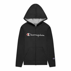 Kids 7-20 Champion® Script Full-Zip Hoodie 8 Kids 7-20 Champion® Script Full-Zip Hoodie -Active & Workout Clothes Store 4948239 Black