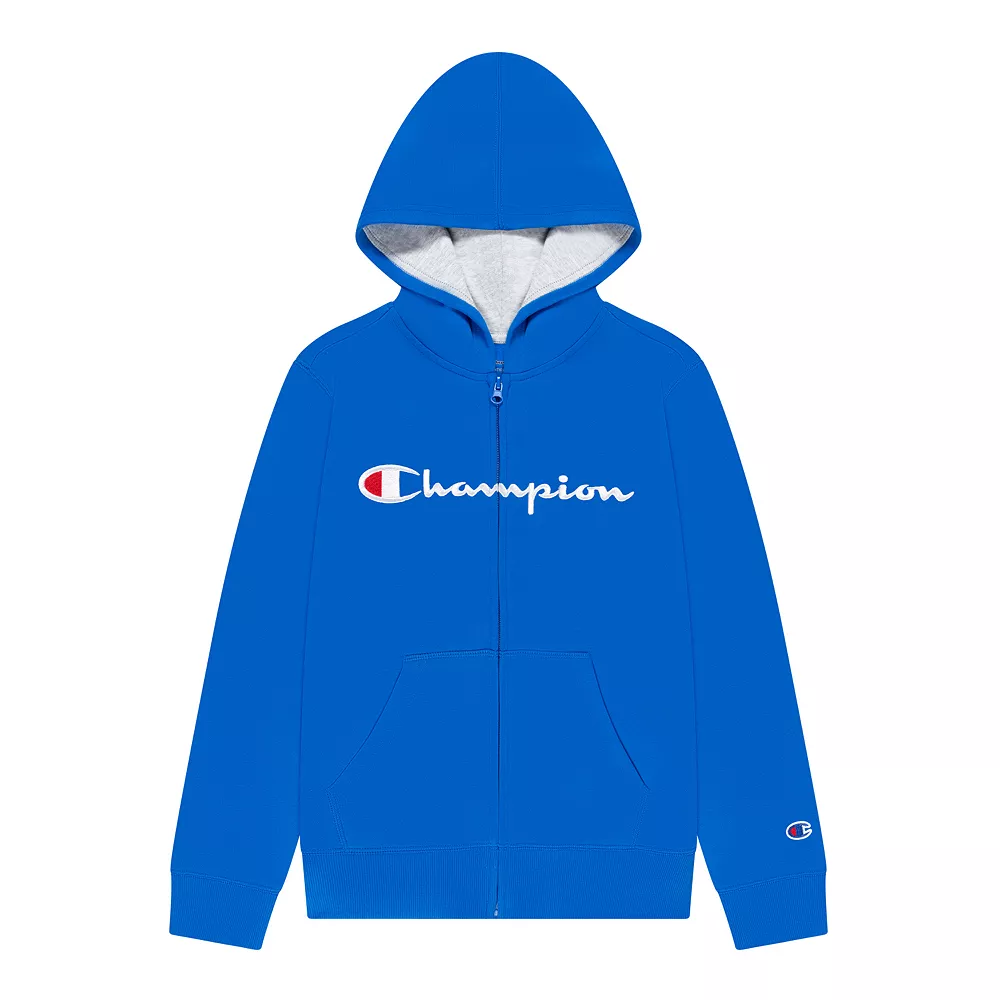 Kids 7-20 Champion® Script Full-Zip Hoodie 4 Kids 7-20 Champion® Script Full-Zip Hoodie - Image 2