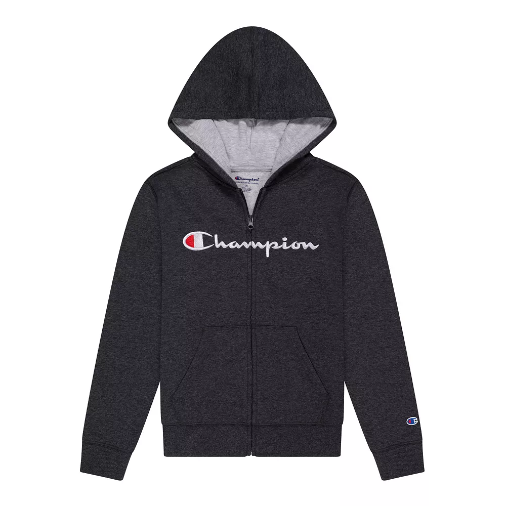 Kids 7-20 Champion® Script Full-Zip Hoodie 3 Kids 7-20 Champion® Script Full-Zip Hoodie