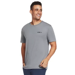 Men's Skechers® GO-Dri Premium Tee -Active & Workout Clothes Store 4981362 Heather Charcoal