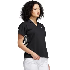Women's adidas 3-Stripe Polo Top -Active & Workout Clothes Store 4981926 ALT2